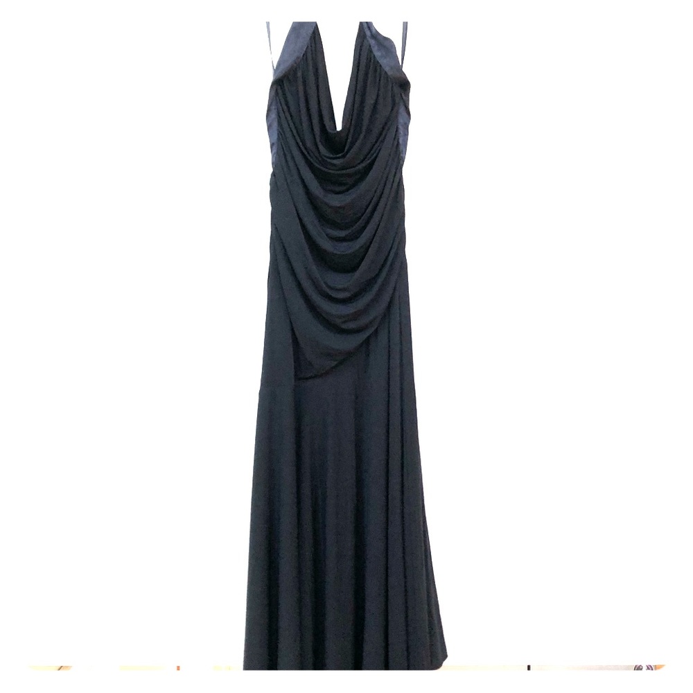 bebe black sexy dress